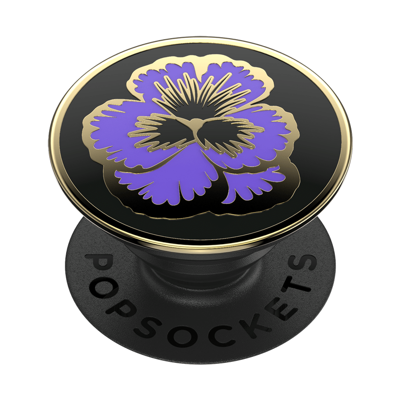 Enamel Flowering Iris — Adhesive PopGrip image number 1