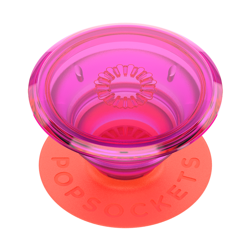 Neon Glow Electric Sunrise — Adhesive PopGrip image number 1