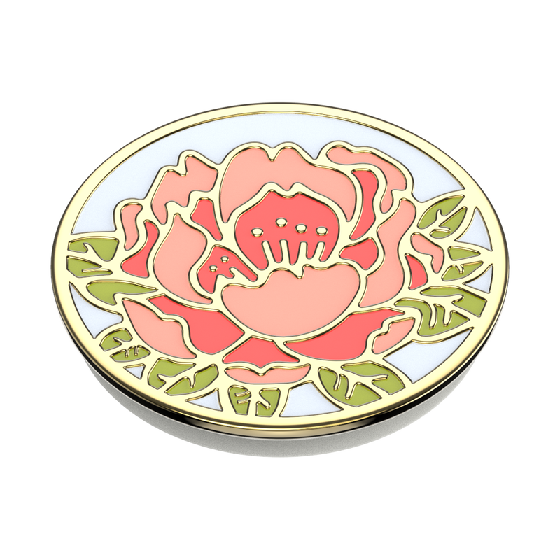Enamel Blooming Peony Pink — Adhesive PopGrip image number 2
