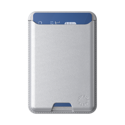 Secondary image for hover Silver — Softgoods MagSafe PopWallet+