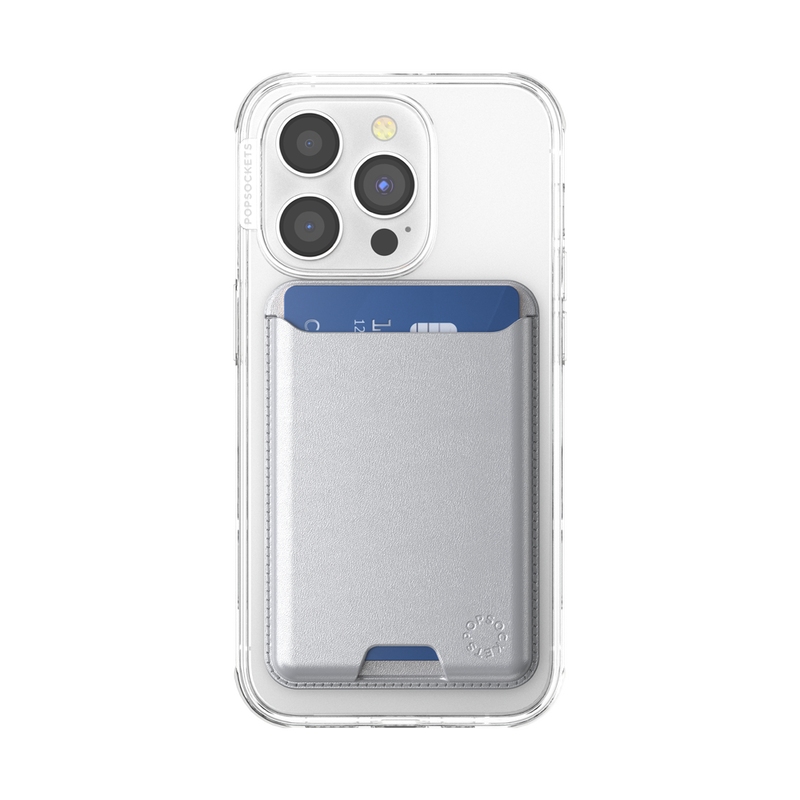 Silver — Softgoods MagSafe PopWallet+ image number 4