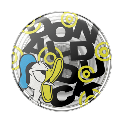 Translucent Angry Donald Duck — Adhesive PopGrip
